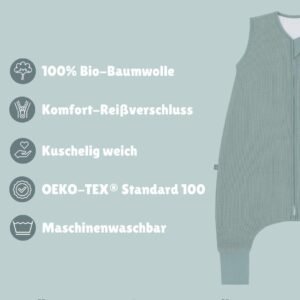 Emma&Noah Schlafsack mit Umschlag-Fuß 2.5 TOG - Image 3