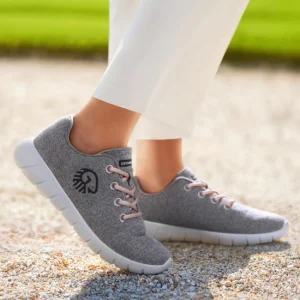 Giesswein Merino Wave Damen Sneaker Merinowolle und Leder - Image 3