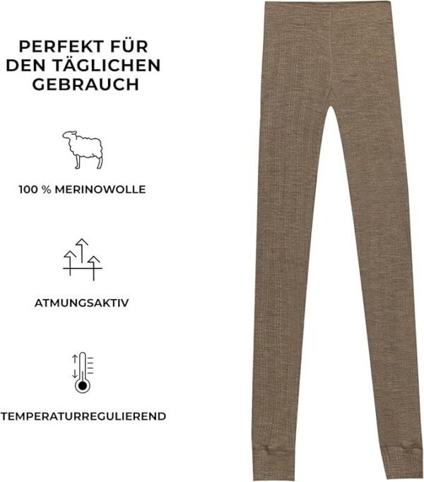 Damen dilling Leggings aus Merinowolle - Image 4
