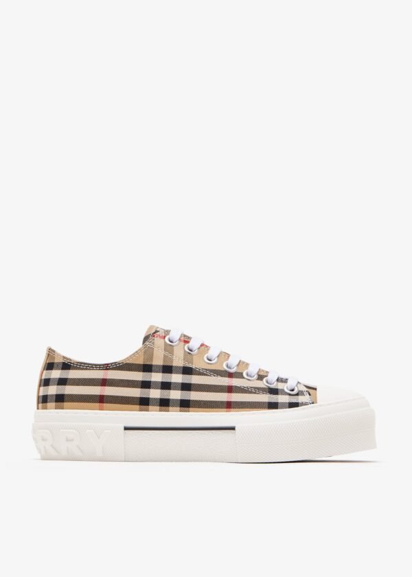 Burberry Women's Check Sneakers - Image 3