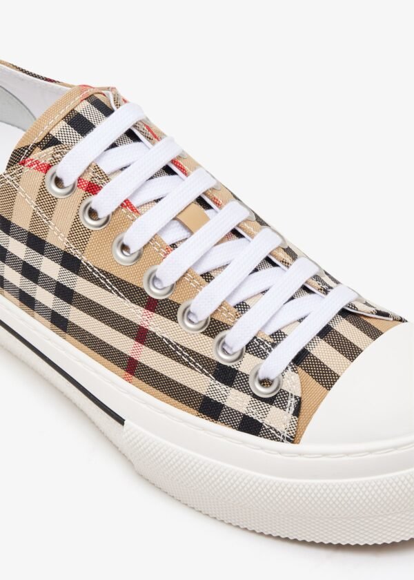 Burberry Women's Check Sneakers - Image 4