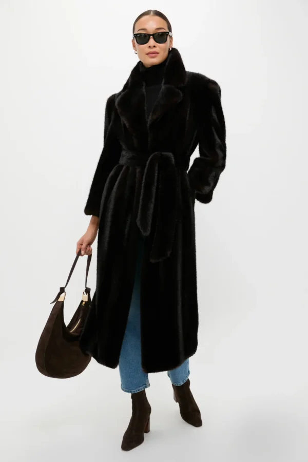 Tuckernuck Brown Fur Carmella Coat