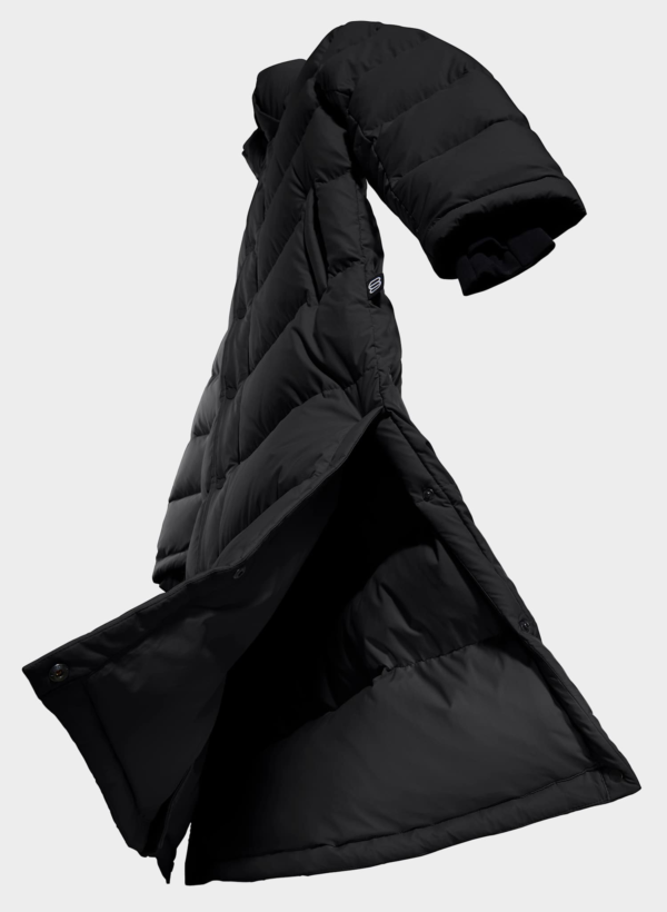 The Super Puff Women's The Super Puff2O Long Jacket in Black | 3XS - Image 3