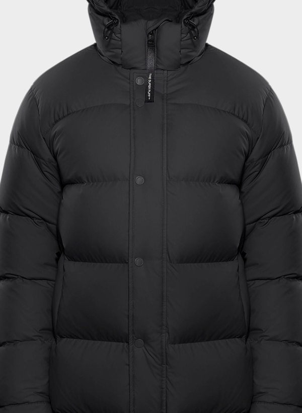 The Super Puff Women's The Super Puff2O Long Jacket in Black | 3XS - Image 2