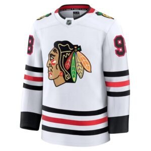 Chicago Blackhawks Connor Bedard #98 Fanatics Alternate Premium Jersey - Image 5