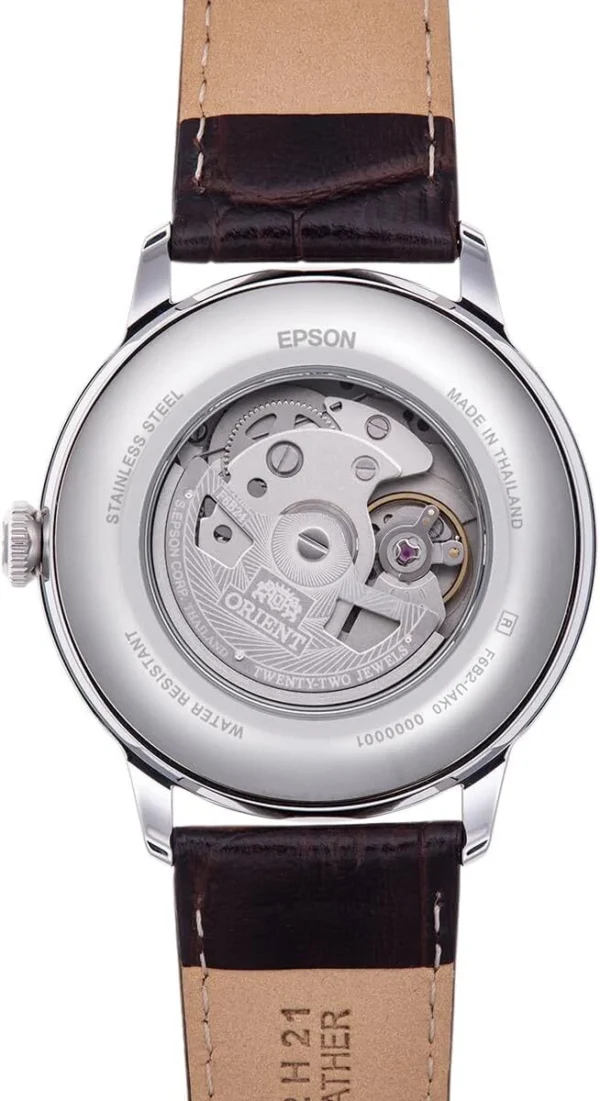 Men's Orient Bambino Sun & Moon Automatic Watch - Image 2