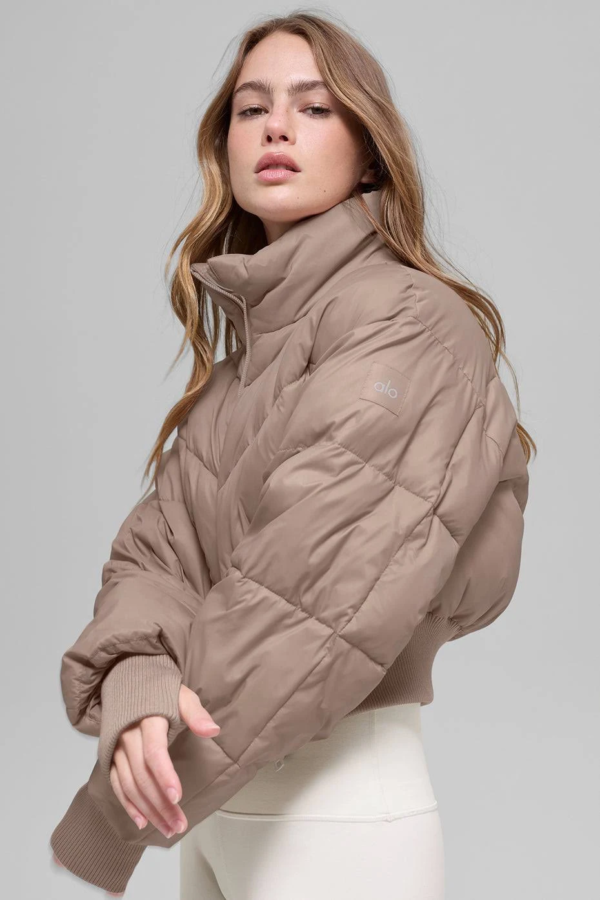 Alo Cropped Atmosphere Puffer - Image 3