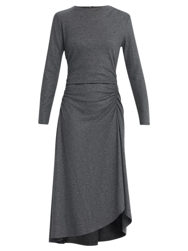 Veronica Beard Women's Theodora Ruched Midi Dress