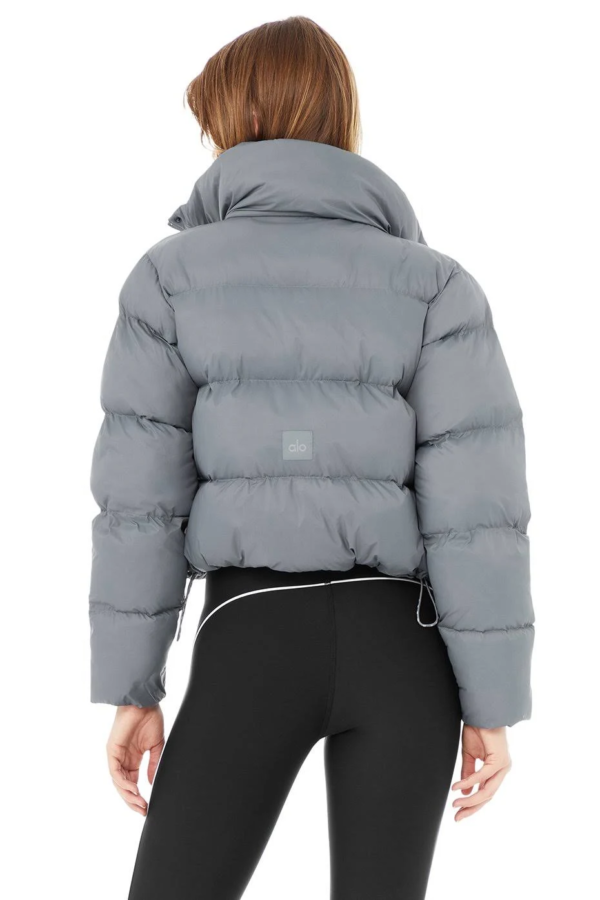 Alo Yoga Jackets & Coats Nwt Alo Gold Rush Puffer Jacket Winter Frost - Image 2