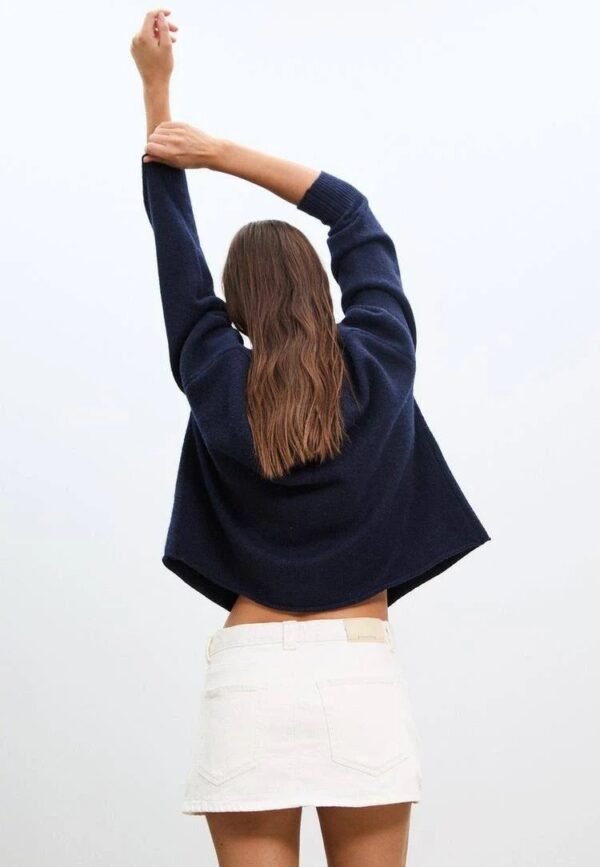 Frau Stradivarius D62 Denim-Culotte Denim-Washed-Look - Image 11