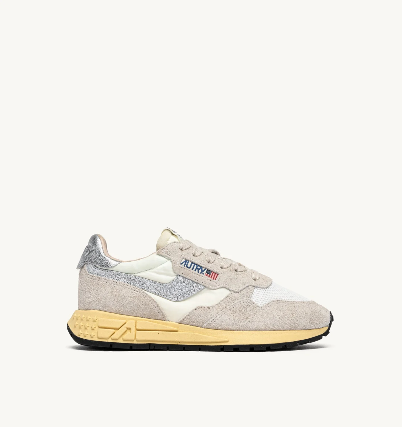sneakers_reelwind_low_in_nylon_e_suede_bianco_e_argento_5073_dettaglio_02_20260113110622 Autry Reelwind Low - Image 1